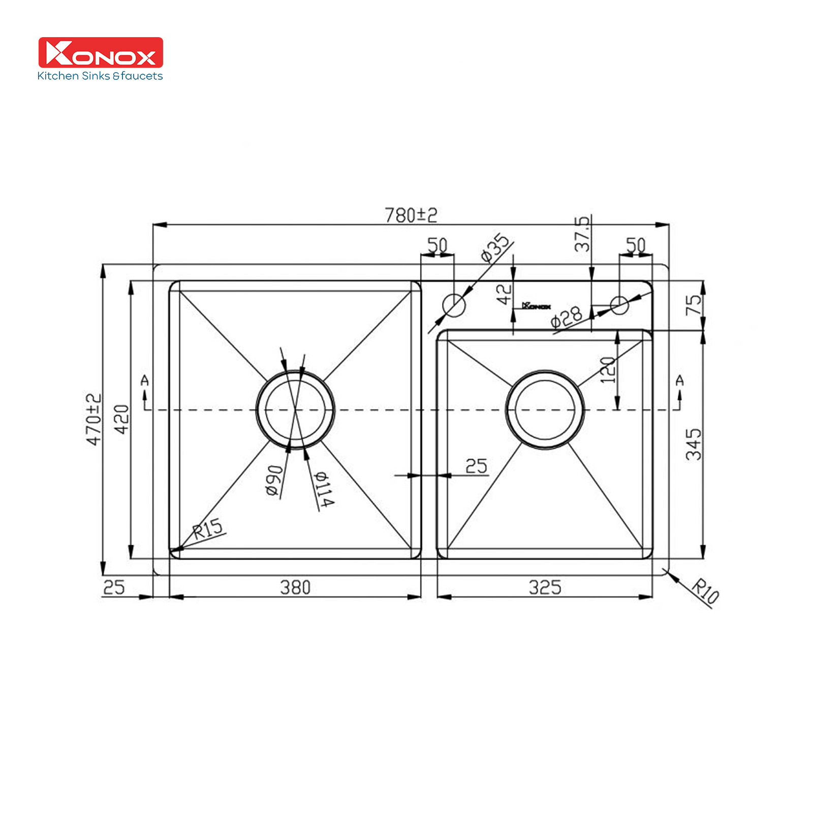 Chau-rua-bat-Overmount-Sink-KN7847DO-ban-ve