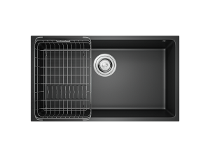Chậu rửa bát Granite Sink Naros 760S – Black