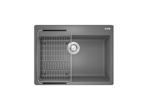 Chậu rửa bát Granite Sink Ruvita 680 – Grey