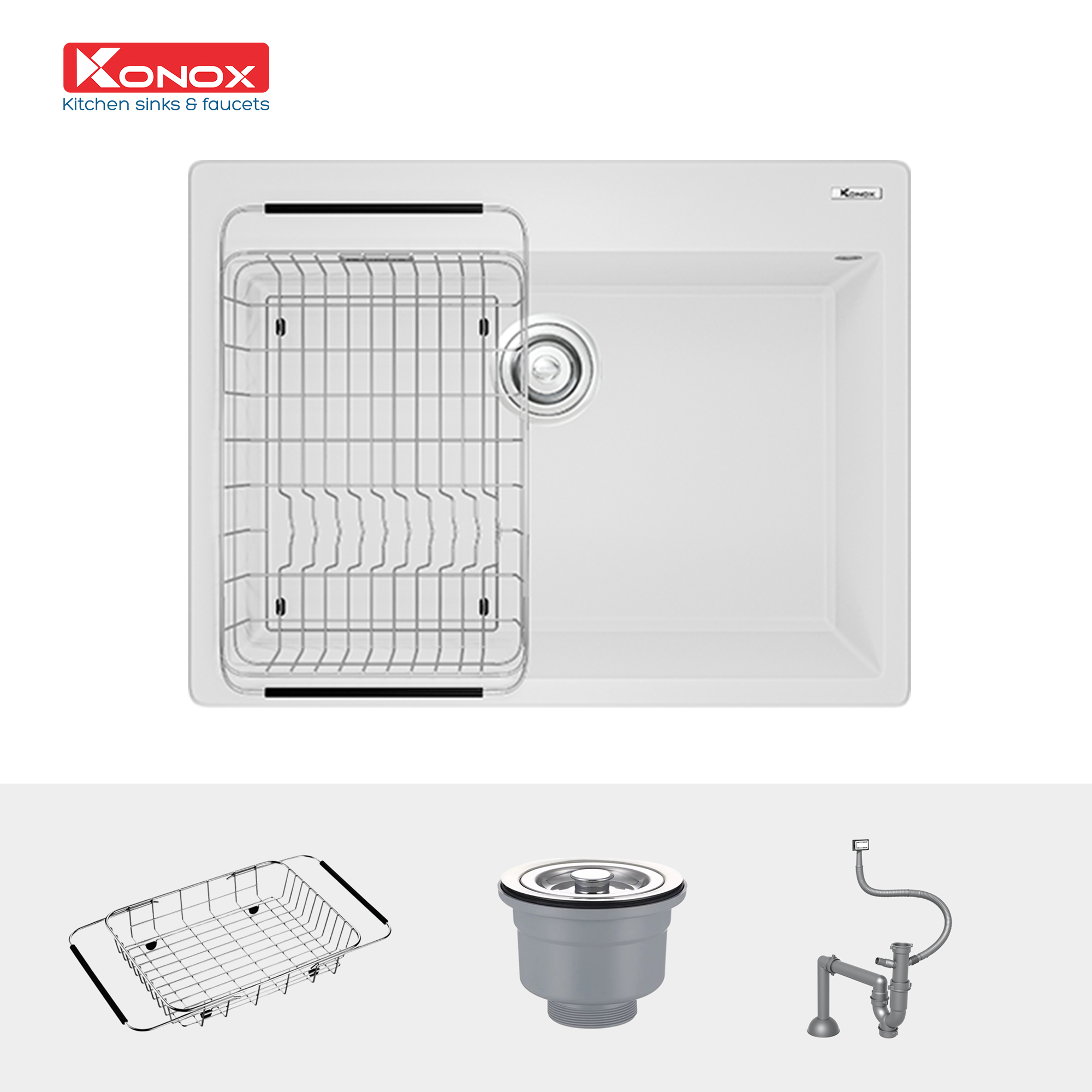 chau-rua-bat-Granite-Sink-Ruvita-680-white-silver-va-phu-kien