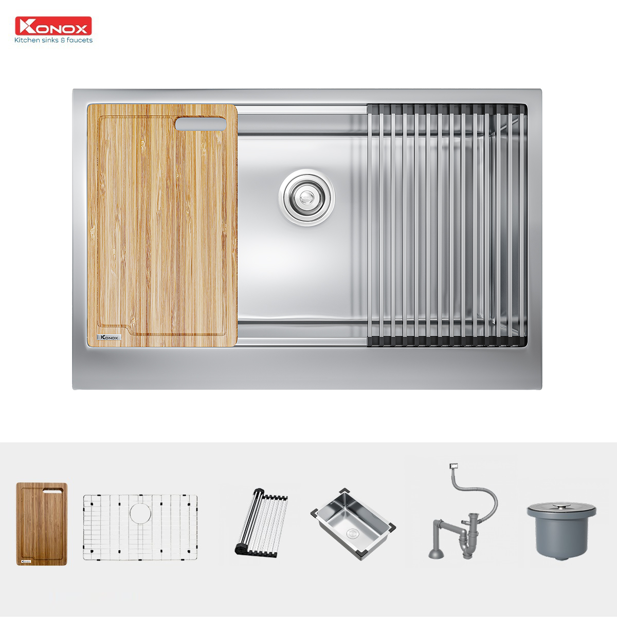 chau-rua-bat-Workstation-Sink-Apron-Sink-KN8051AS-Retta-va-phu-kien-1