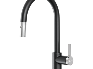 Vòi rửa bát dây rút Alto Black