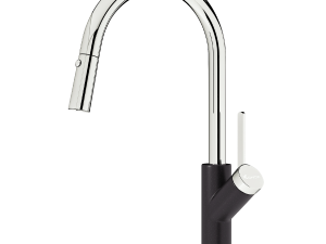 Vòi rửa bát dây rút Ponte Black