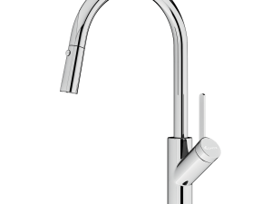 Vòi rửa bát dây rút Ponte Chrome