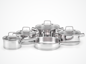 Bộ nồi inox 9 món cao cấp Malloca SA-1503