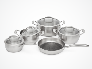 Bộ nồi inox 9 món cao cấp Malloca SA-2041