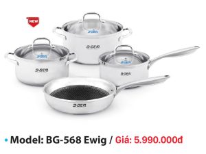 BỘ NỒI LIỀN KHỐI MODEL BG-568