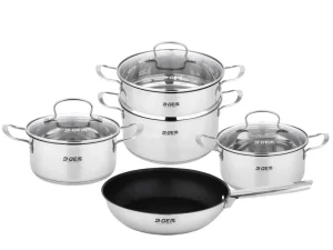Bộ nồi B-GEM BG-888NEW 5 món -Hàng chính hãng B-GEM
