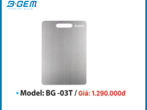 Thớt Inox304 BG-03T Cao Cấp Siêu Bền Chống Gỉ, Kháng Khuẩn B-Gem