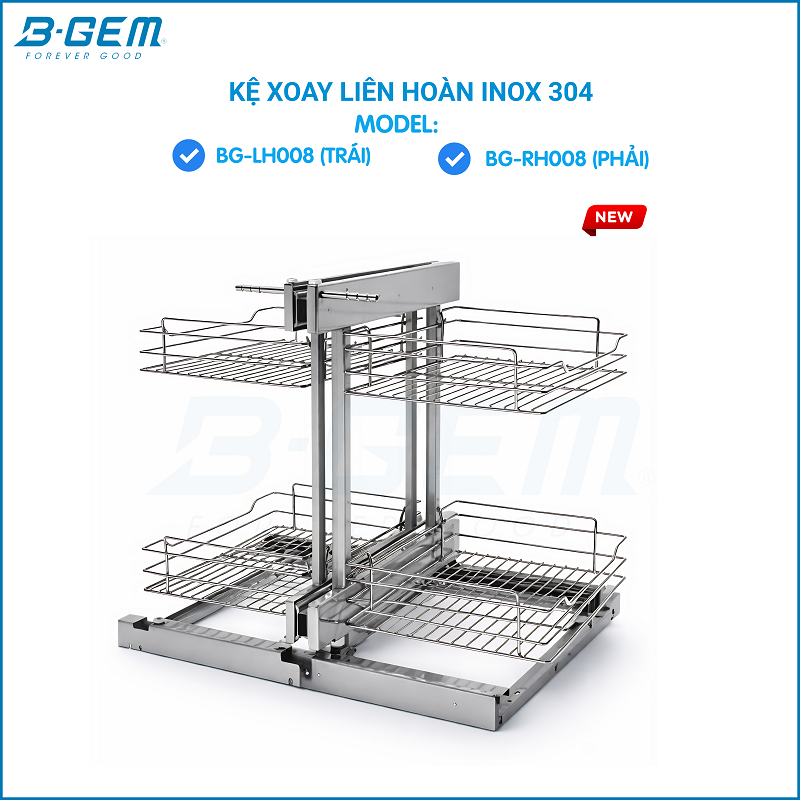 Kệ Xoay Liên Hoàn B-gem BG-LH008